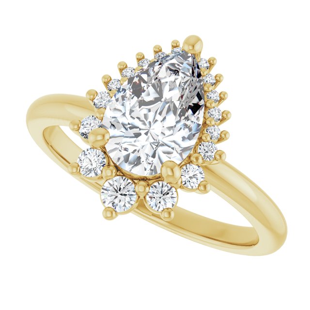 Halo-Style Engagement Ring