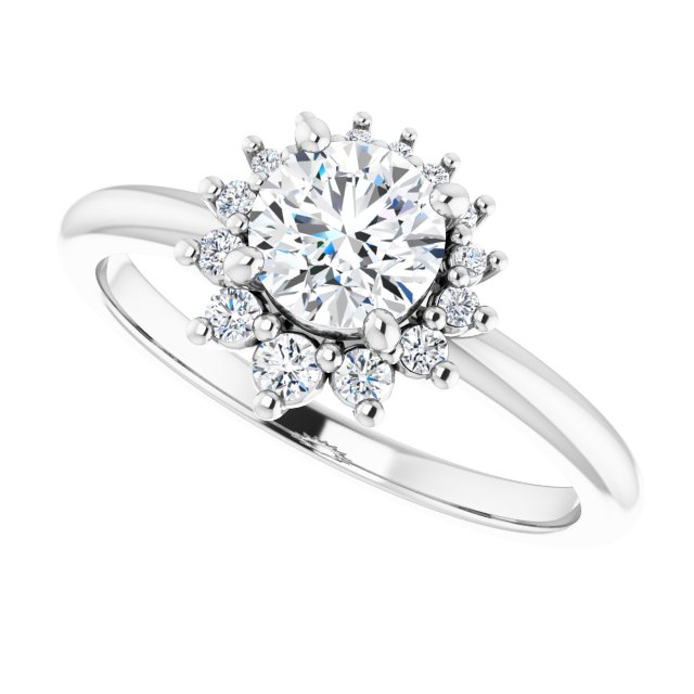 Halo-Style Engagement Ring