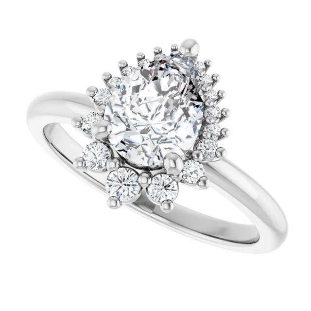 Halo-Style Engagement Ring