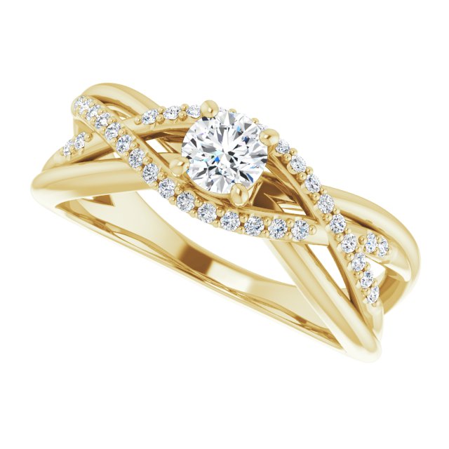 Accented Engagement Ring