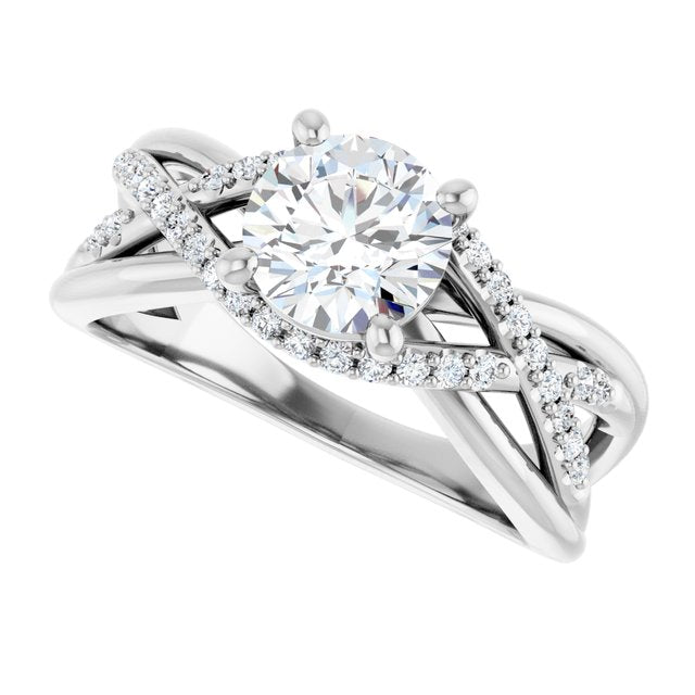 Accented Engagement Ring