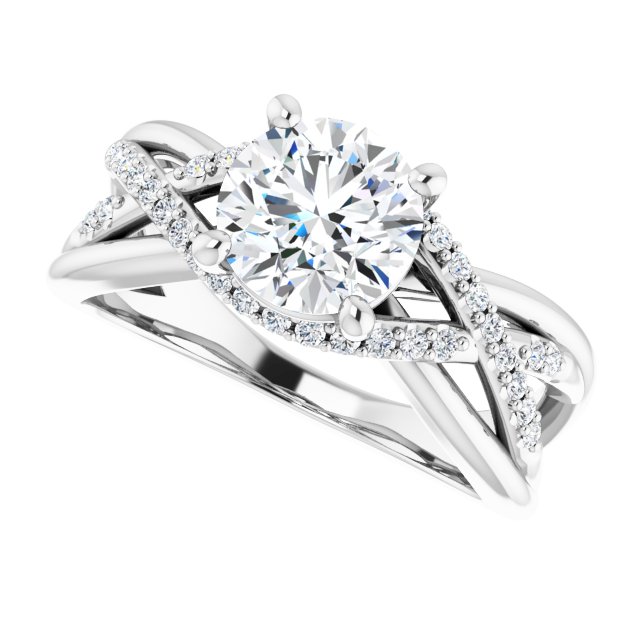 Accented Engagement Ring
