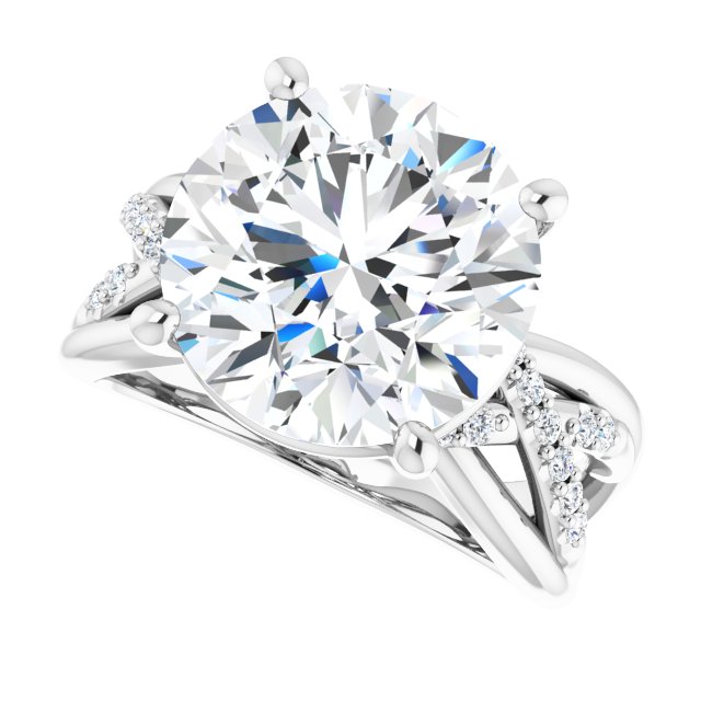 Accented Engagement Ring
