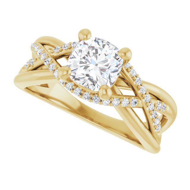 Accented Engagement Ring