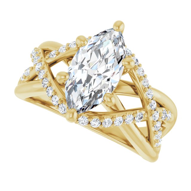 Accented Engagement Ring