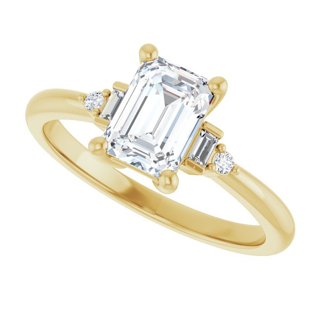 Accented Engagement Ring
