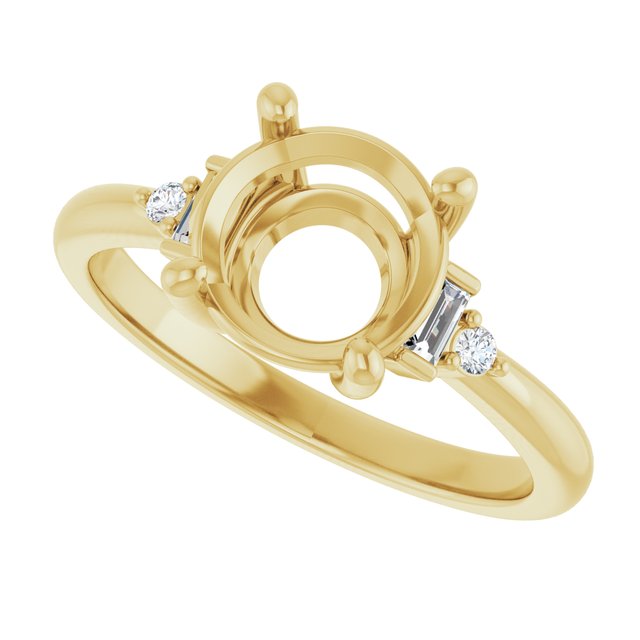 Accented Engagement Ring