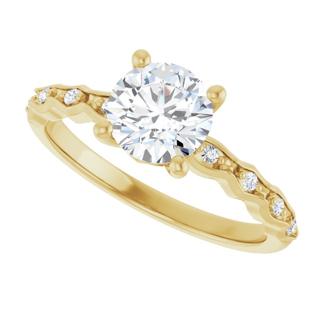 Accented Engagement Ring
