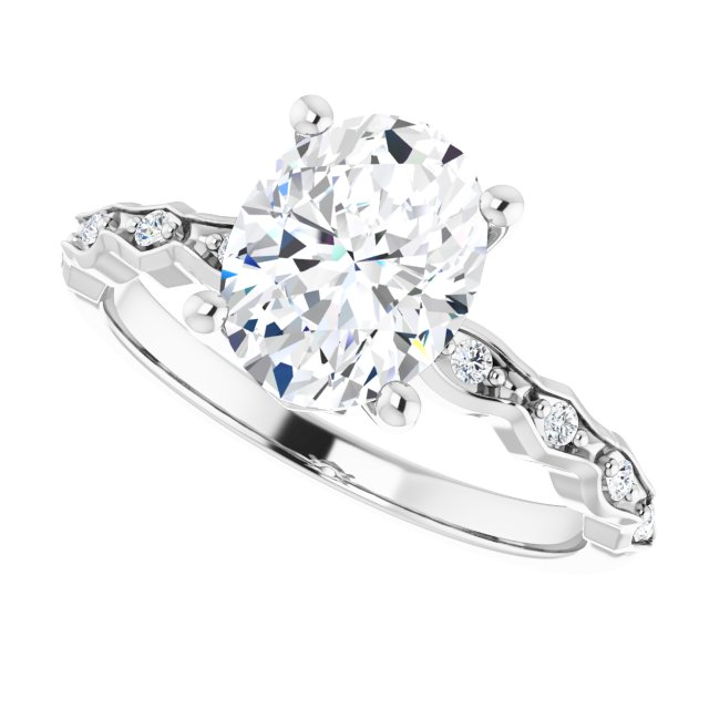 Accented Engagement Ring