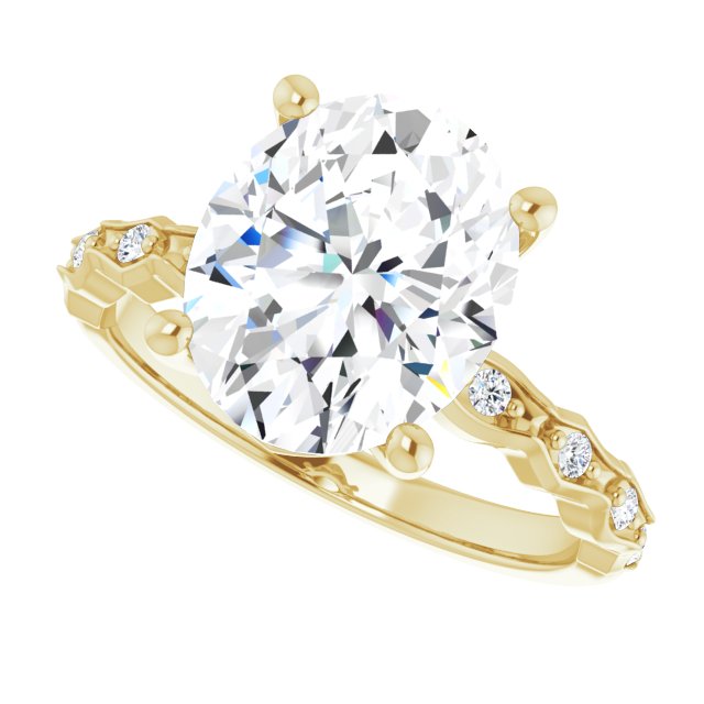 Accented Engagement Ring