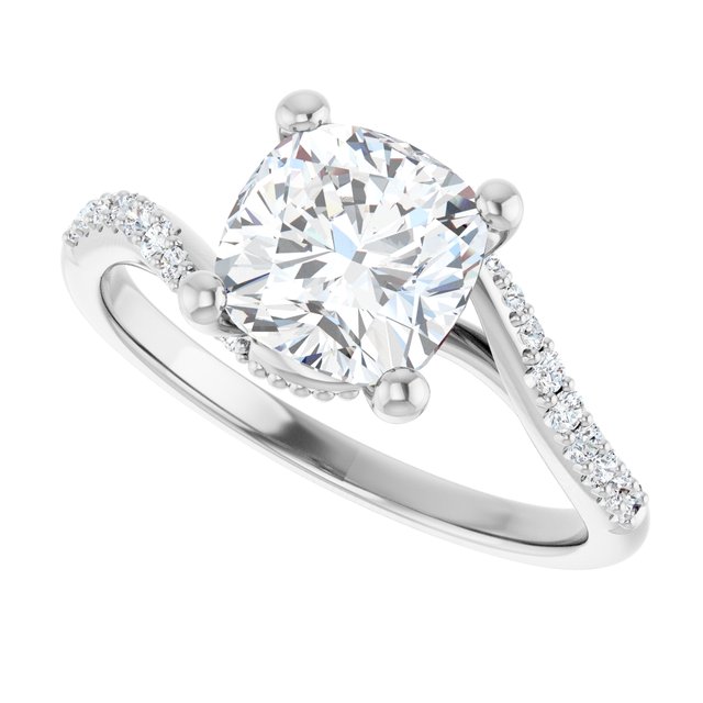 Accented Engagement Ring