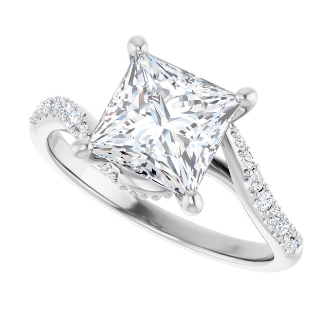 Accented Engagement Ring