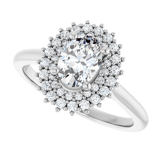 Halo-Style Engagement Ring