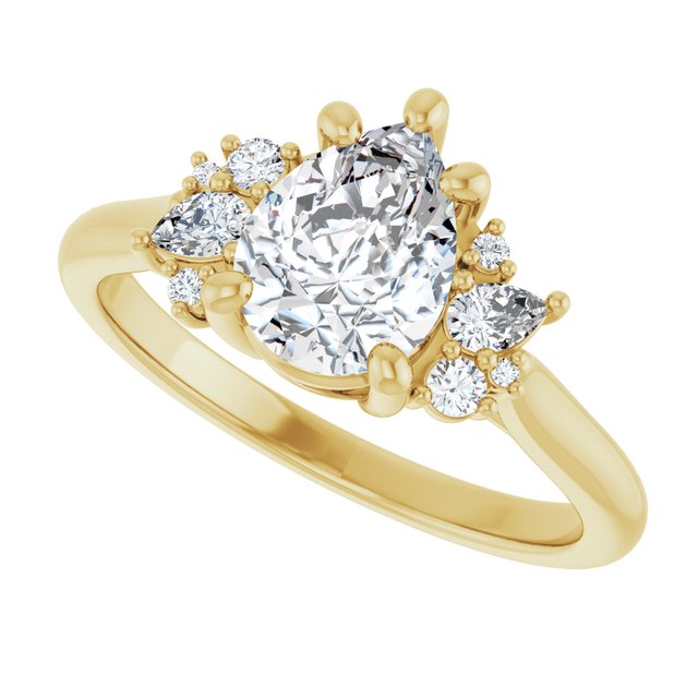 Accented Engagement Ring