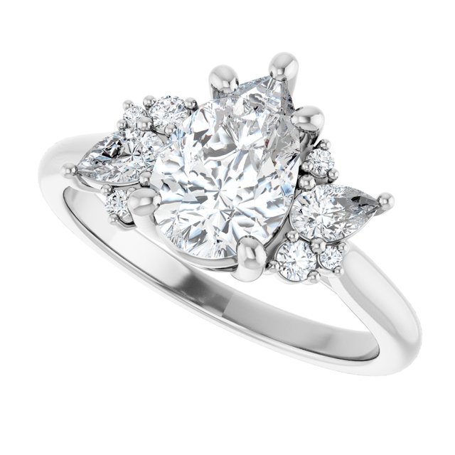 Accented Engagement Ring