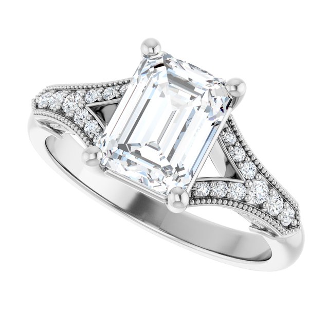 Accented Engagement Ring