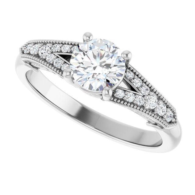 Accented Engagement Ring