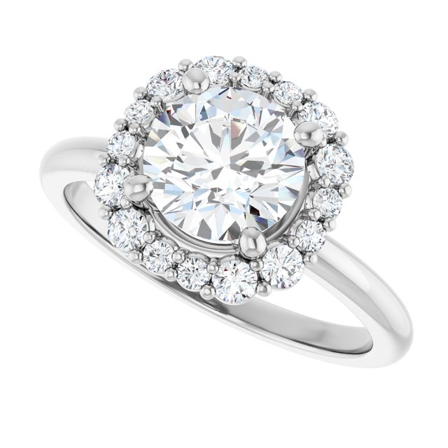 Halo-Style Engagement Ring