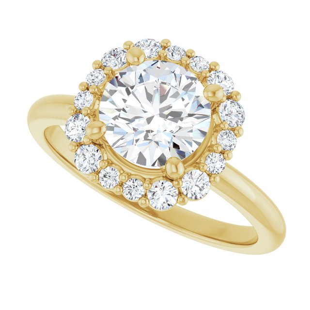 Halo-Style Engagement Ring
