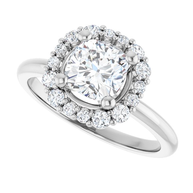 Halo-Style Engagement Ring