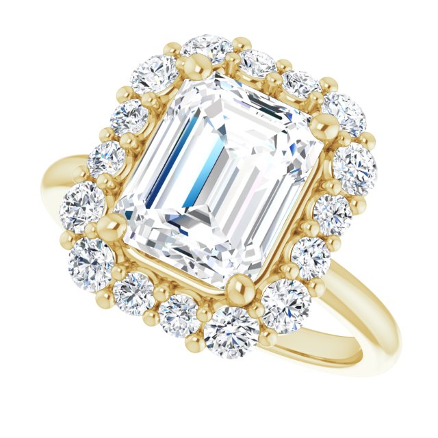 Halo-Style Engagement Ring