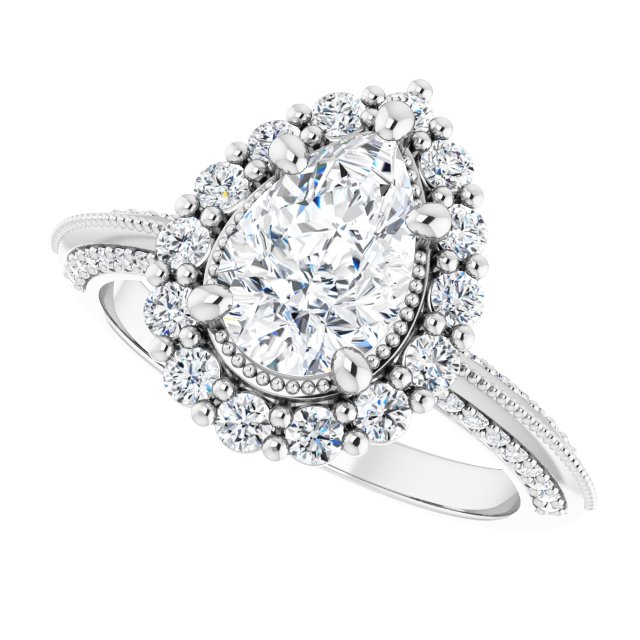 Halo-Style Engagement Ring