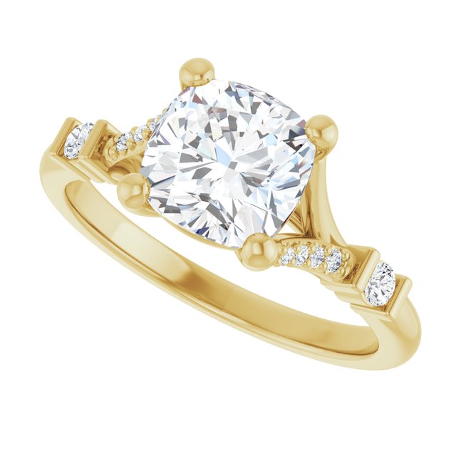 Accented Engagement Ring