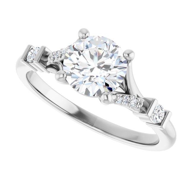 Accented Engagement Ring