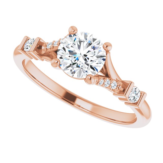Accented Engagement Ring