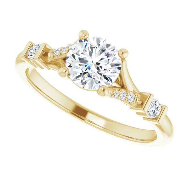 Accented Engagement Ring