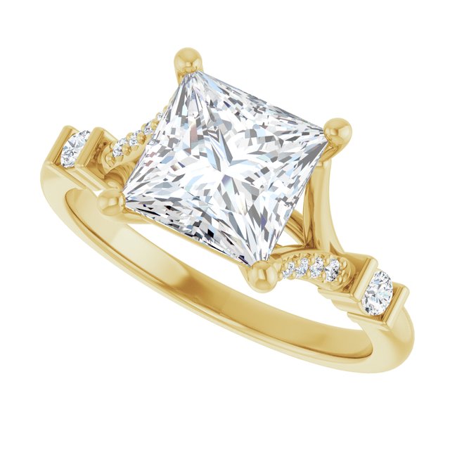 Accented Engagement Ring