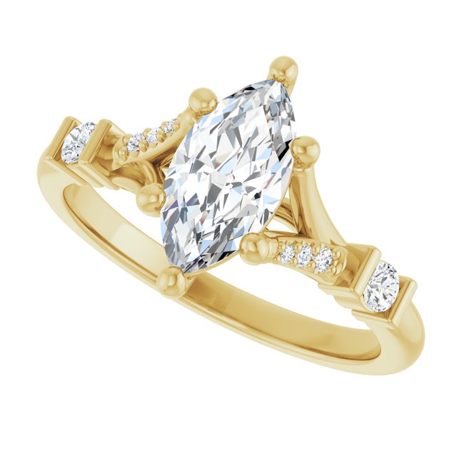 Accented Engagement Ring