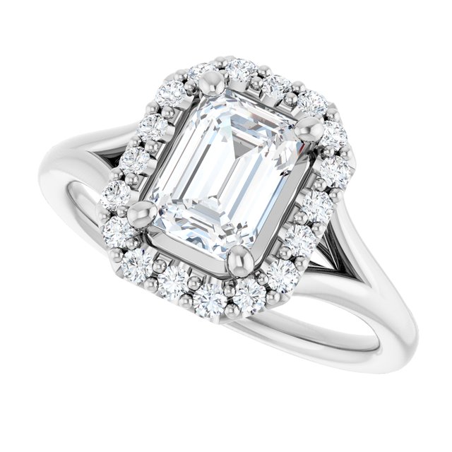 Halo-Style Engagement Ring