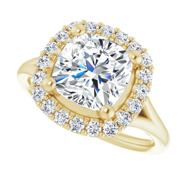 Halo-Style Engagement Ring