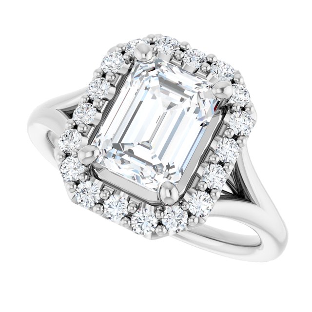 Halo-Style Engagement Ring