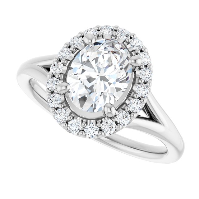 Halo-Style Engagement Ring