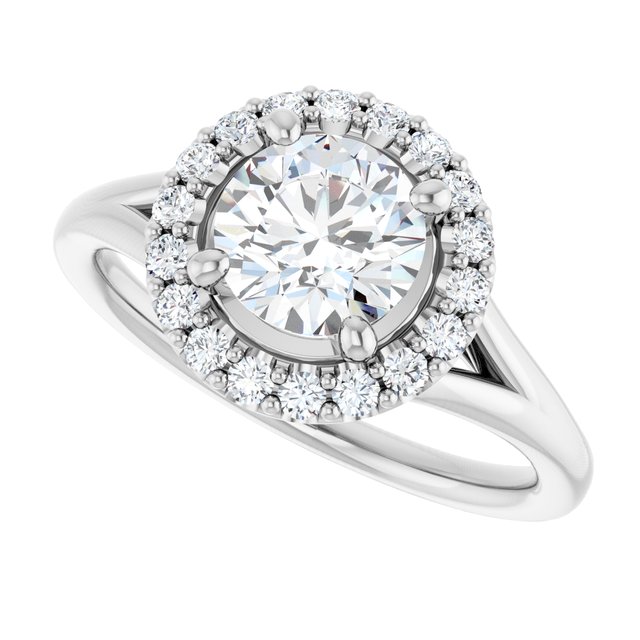 Halo-Style Engagement Ring