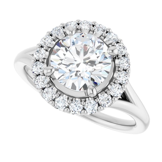 Halo-Style Engagement Ring