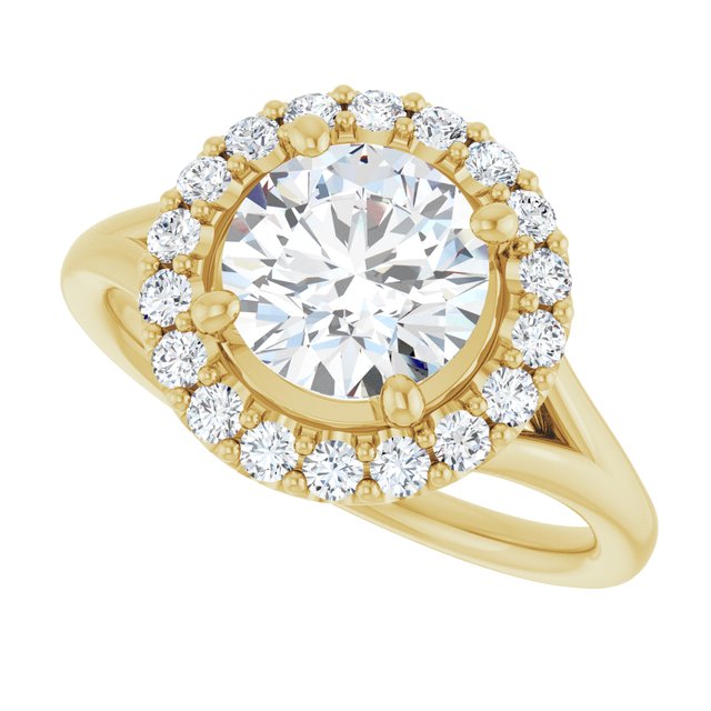 Halo-Style Engagement Ring