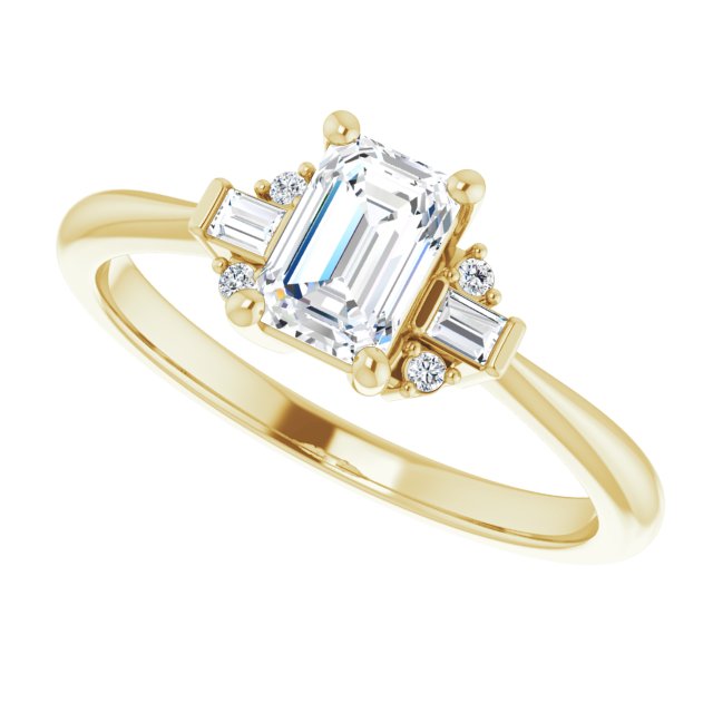 Accented Engagement Ring