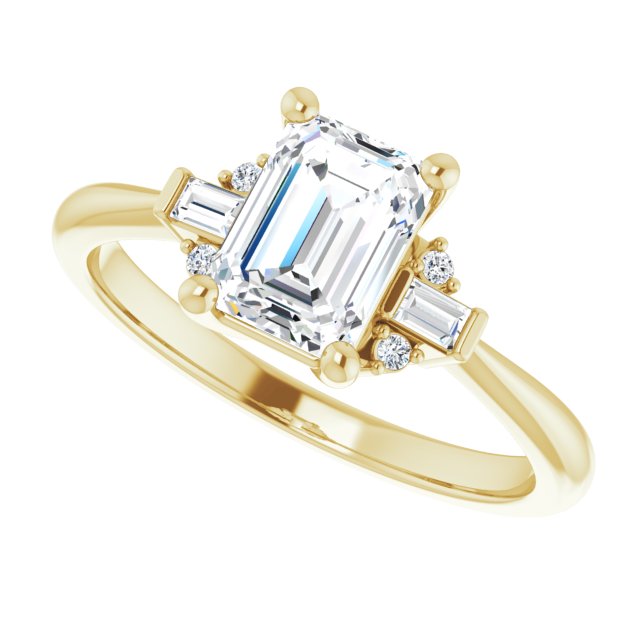 Accented Engagement Ring