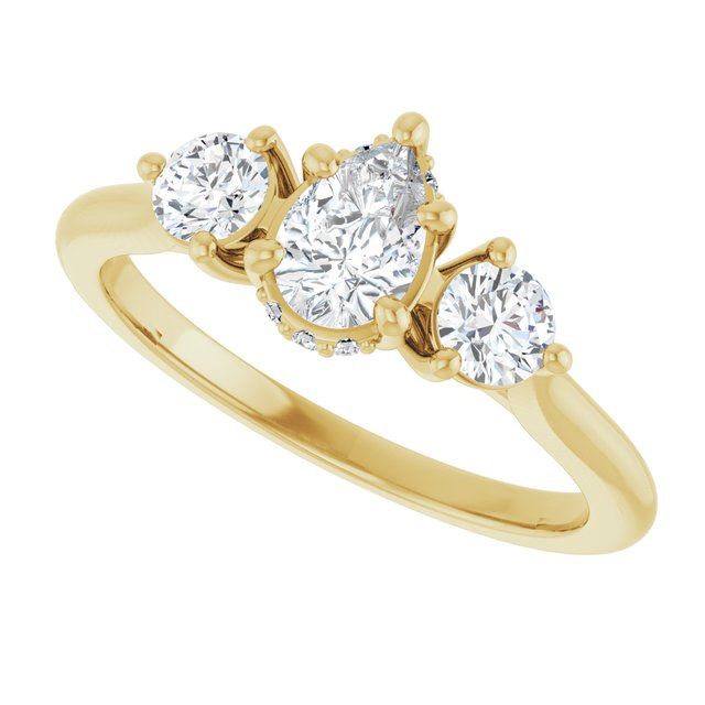 Three-Stone Engagement Ring