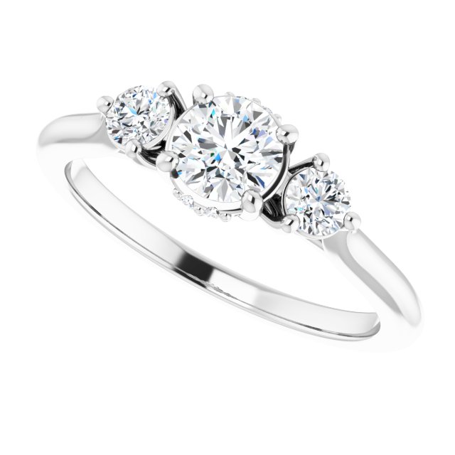Three-Stone Engagement Ring