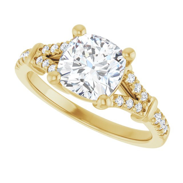 Accented Engagement Ring
