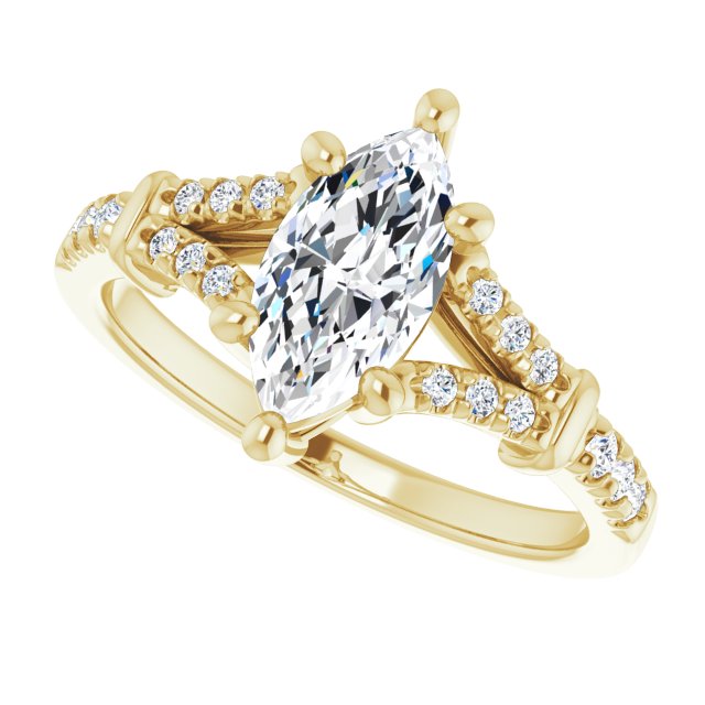 Accented Engagement Ring