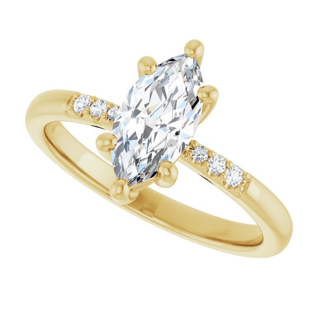 Accented Engagement Ring