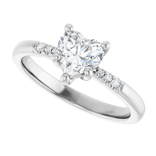 Accented Engagement Ring