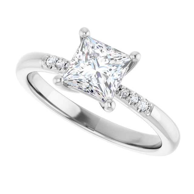 Accented Engagement Ring