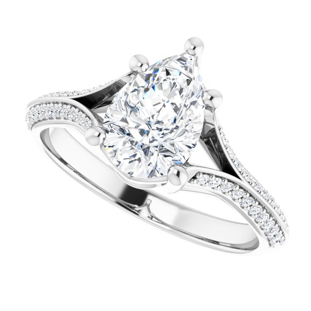 Accented Engagement Ring