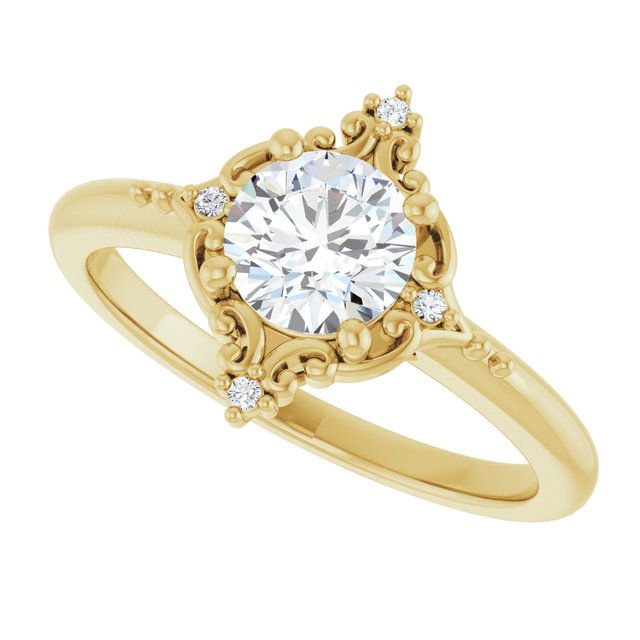 Accented Engagement Ring